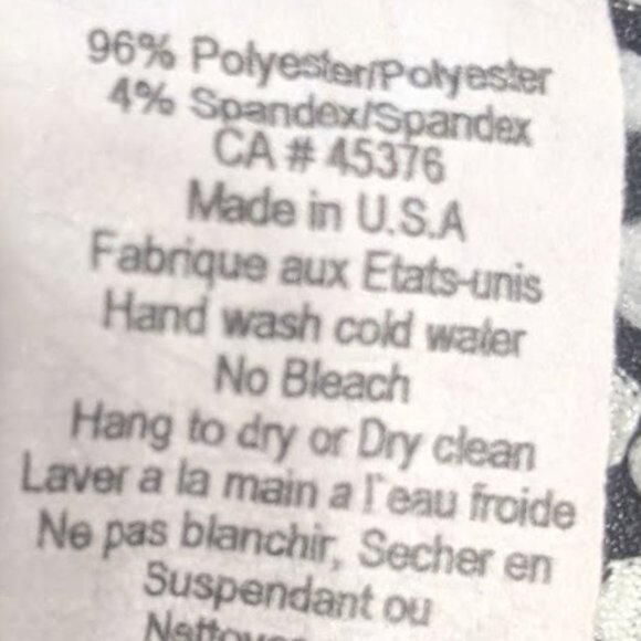 Black White Polka Dot Dress Fits Medium - Picture 3 of 3